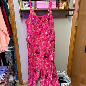 Torrid Pink and Orange Patterned Top